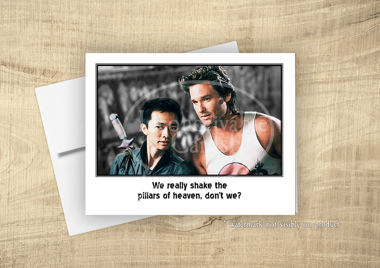 Big Trouble Little China "Pillars of Heaven" Buddy/Best Friend Card