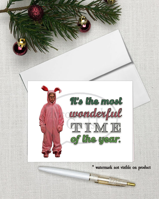Christmas Story Pink Nightmare Christmas Card