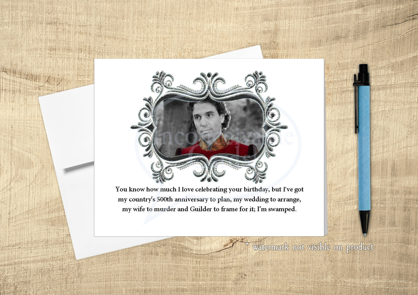 Princess Bride - Prince Humperdinck Belated Birthday Card