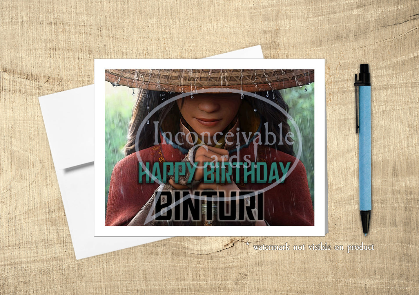 "Happy Birthday Binturi" Last Dragon Birthday Card