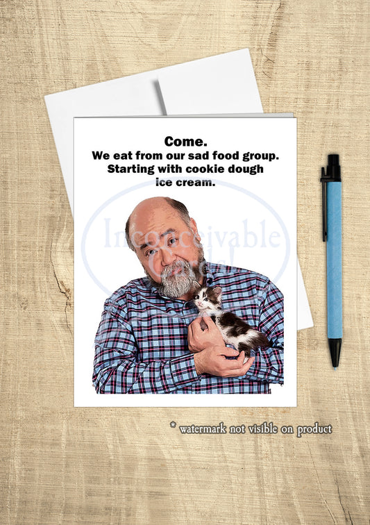 Kim's Convenience - "Sad Food Group" Get Well/Feel Better Card