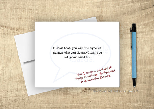 Funny "You Can Do Anything", Thinking of You, Congratulations, Get Well, Funny & Sarcastic Feel Better Card