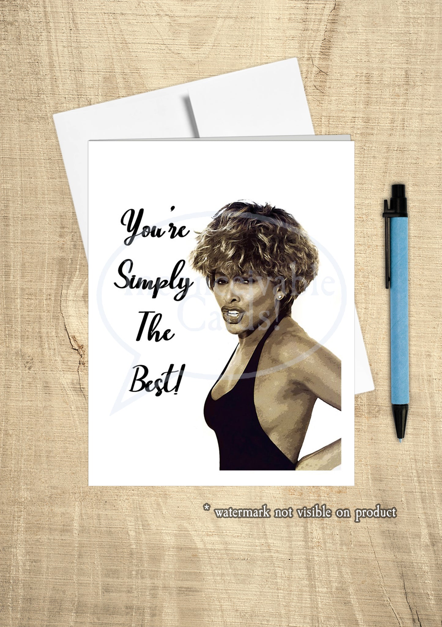 Tina Turner - Simply the Best Funny Birthday Card