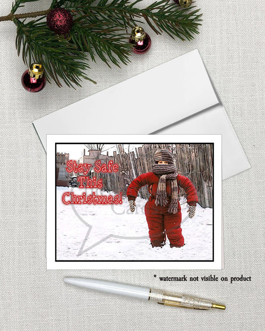Christmas Story - "Stay Safe This Christmas" Christmas Card