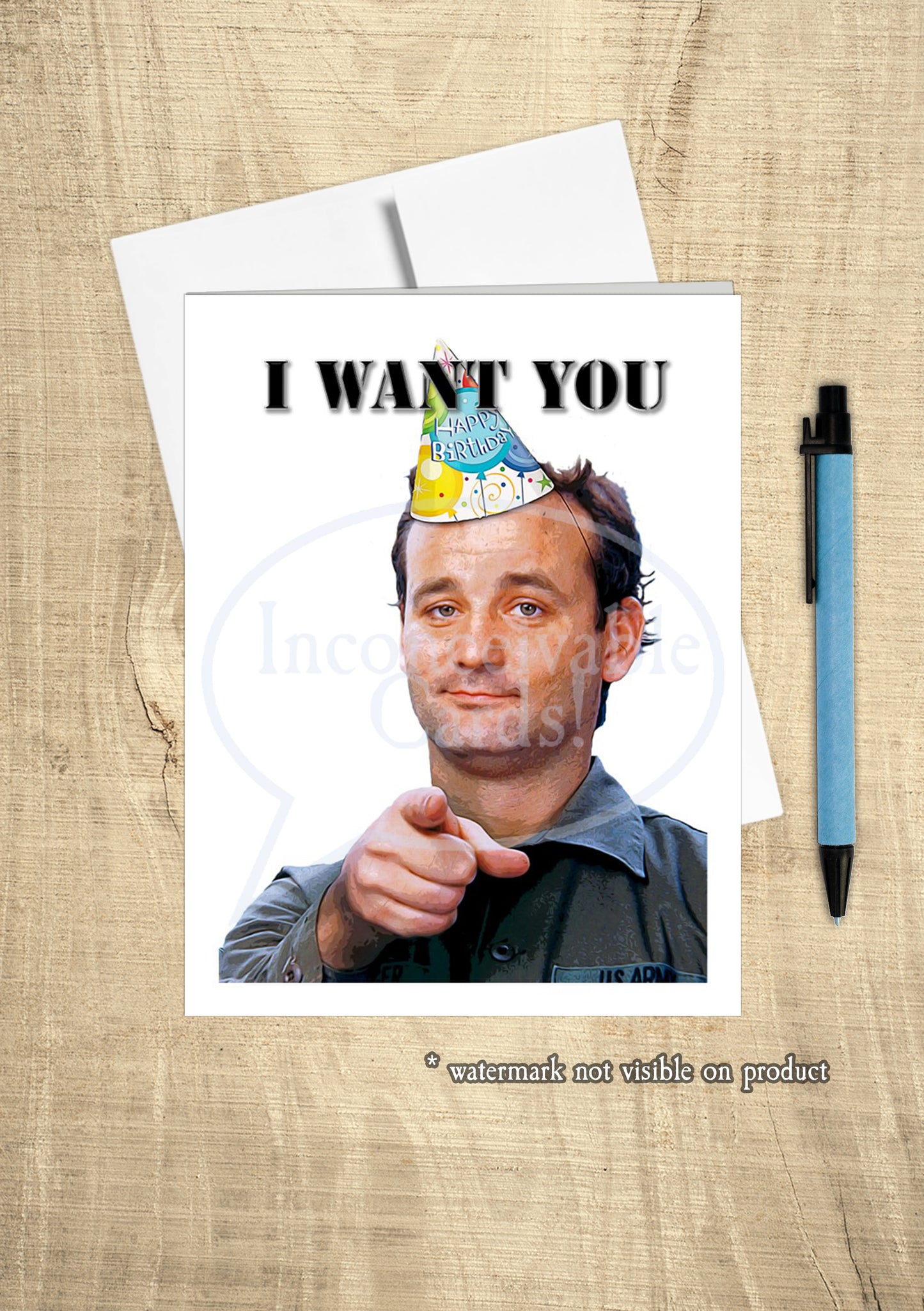 Stripes - "I Want You To Have a Happy Birthday" Funny Birthday Card