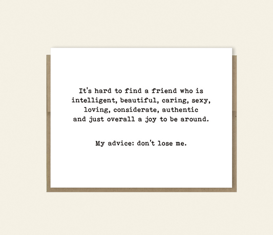 Here’s Your Damn Card. Now Leave Me Alone. – Funny Sarcastic Card