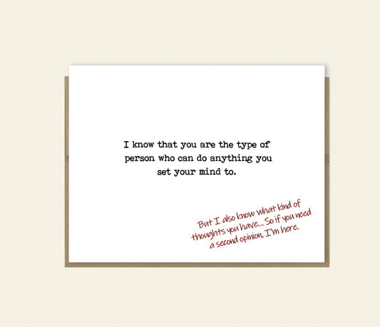 Funny "You Can Do Anything", Thinking of You, Congratulations, Get Well, Funny & Sarcastic Feel Better Card