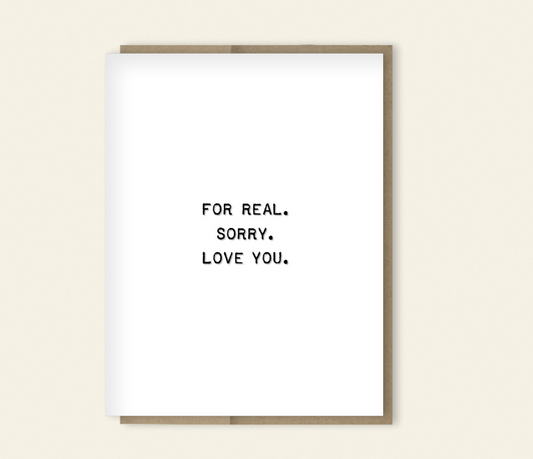 Love “I Love You More. Period.” Card