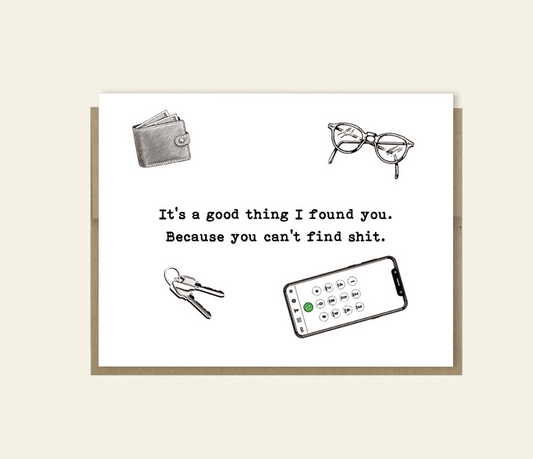 Romantic "So Glad I Found You Online" Love card
