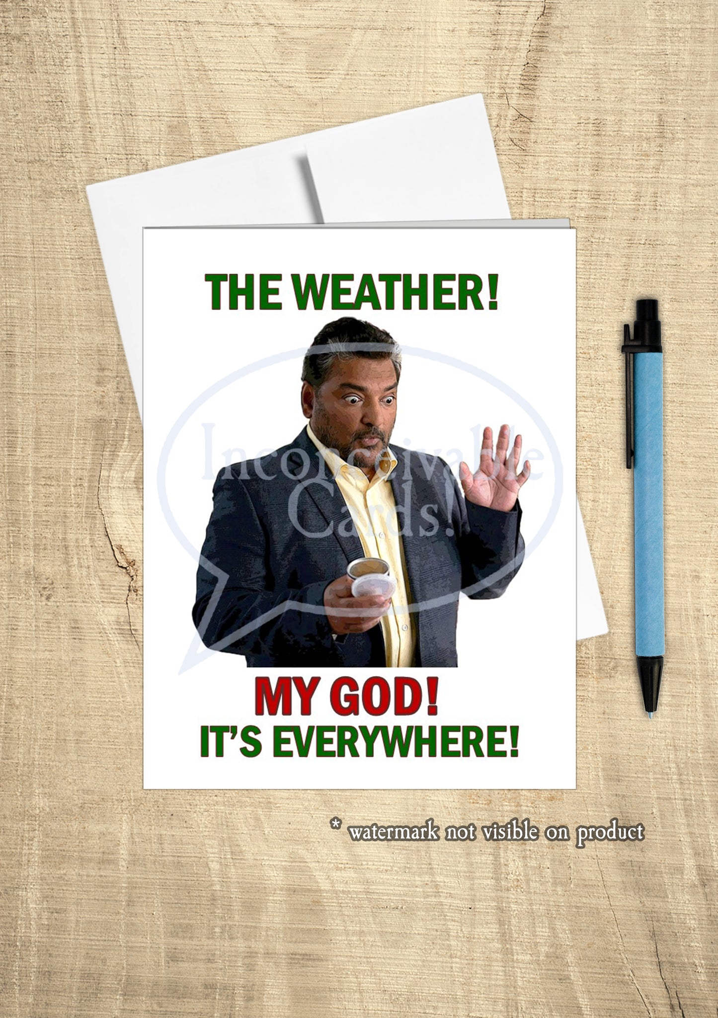 Kim's Convenience - "My God the Weather!" Any Occasion Card