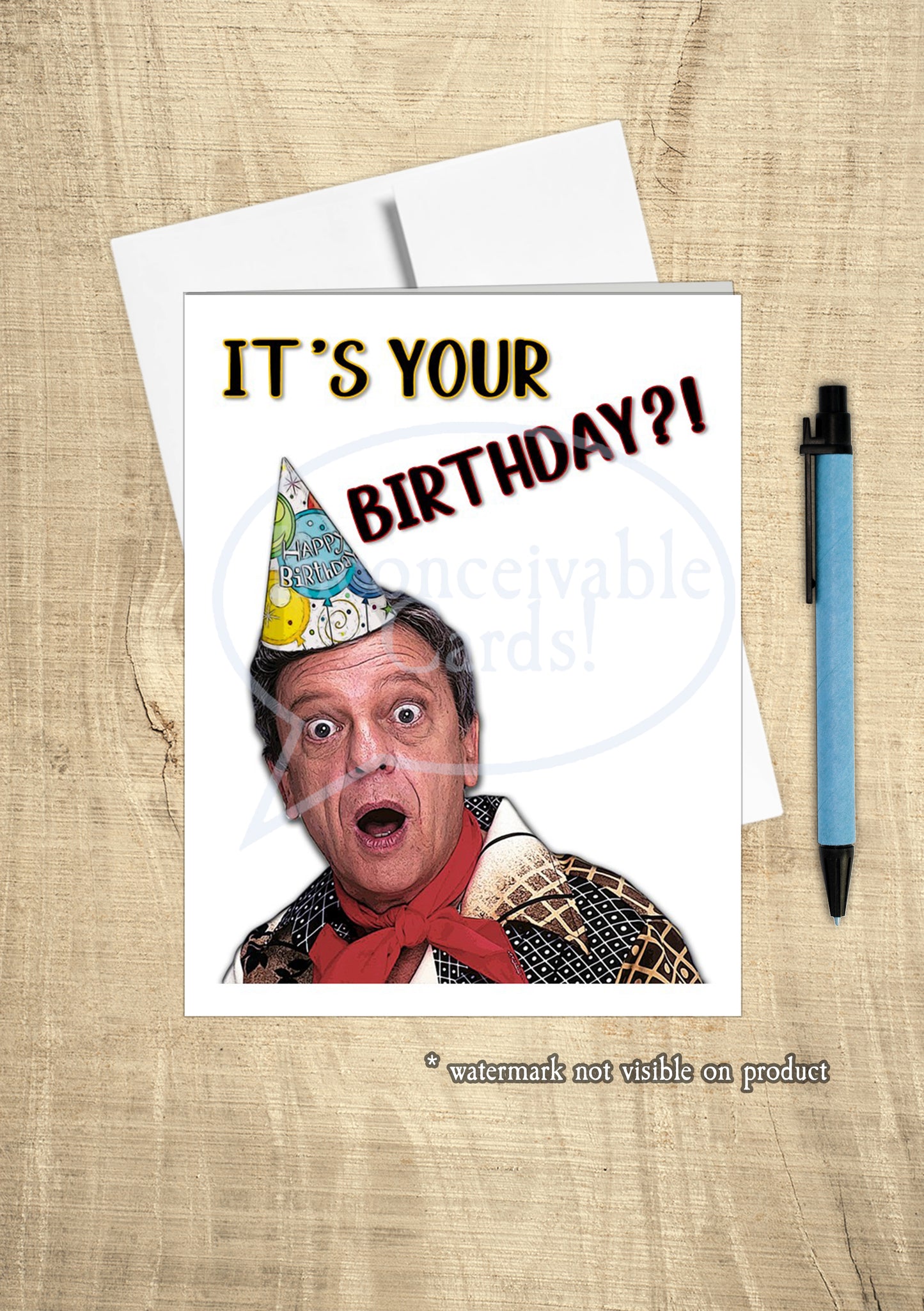 Mr Furley Funny "It's Your Birthday?" Birthday Card