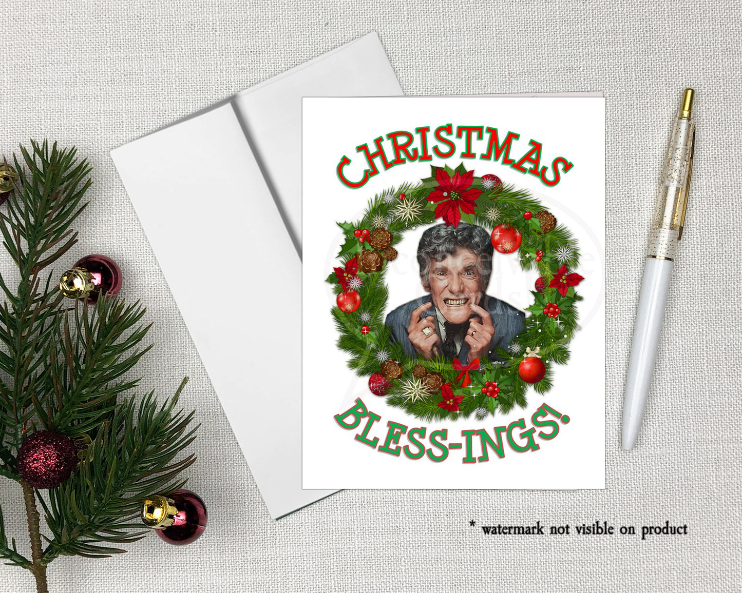 Copy of Christmas Vacay "BLESSINGS!" Christmas Card