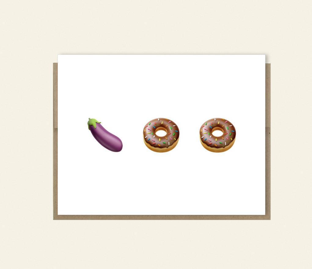 Dirty Emoji Romantic Card
