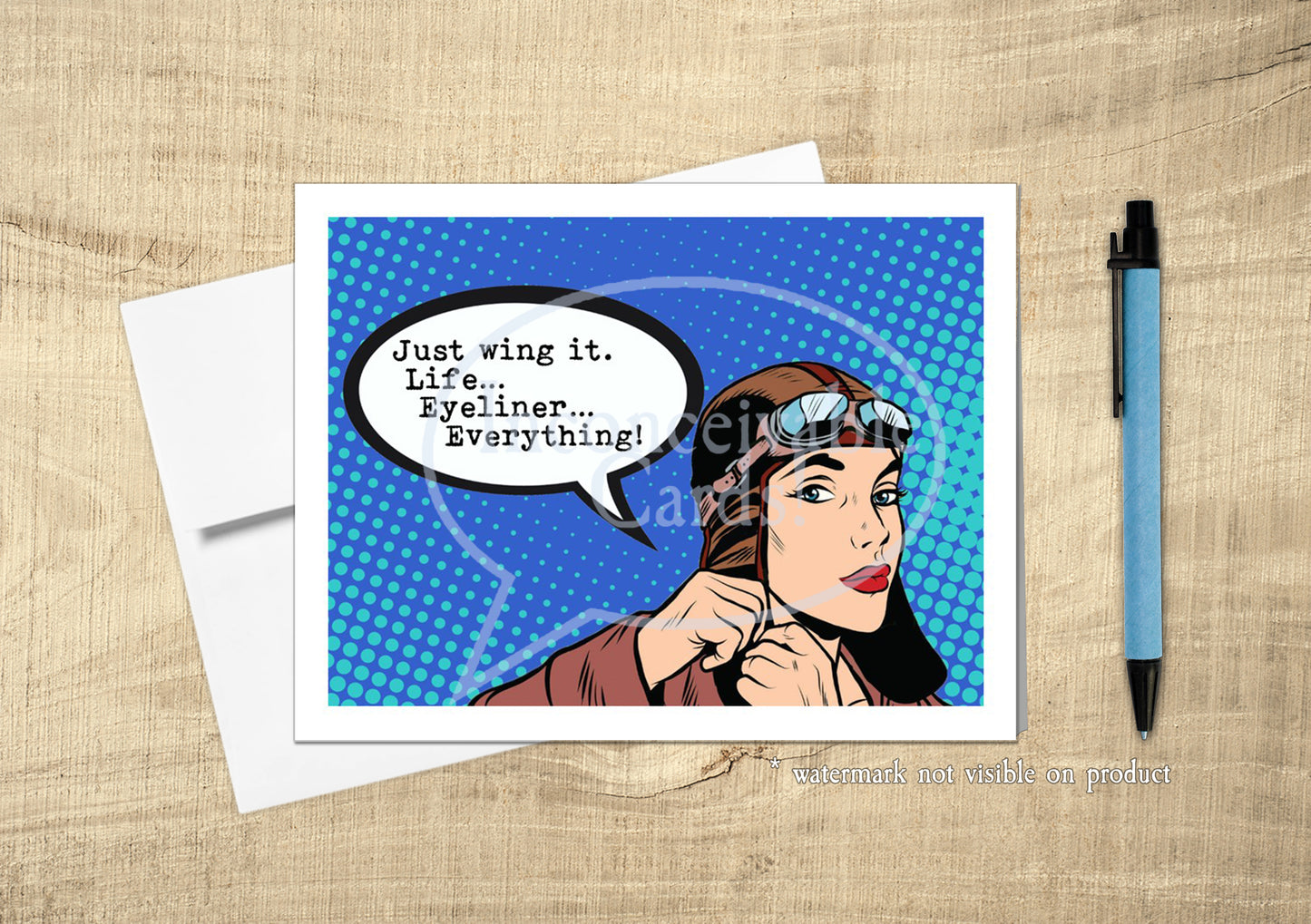 Retro - Wing It! Any Occasion Thinking of You Card