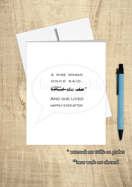 Wise Woman Any Occasion Card