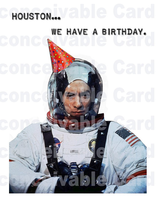 Apollo 13 "Houston We Have a Birthday" Card