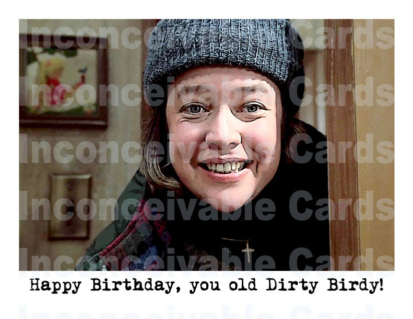 Misery - "Dirty Birdy" Birthday Card