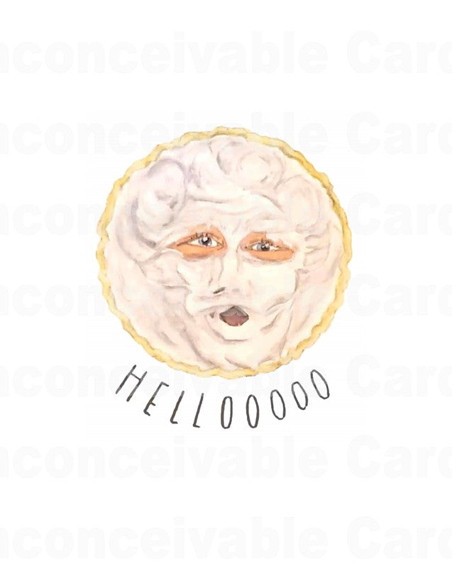 Mrs. Doubtfire - "HELLLOOO!!" Just Because Card, Funny Birthday Card