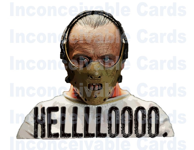 Silence of the Lambs - "HELLOOOOO" Just Because Card