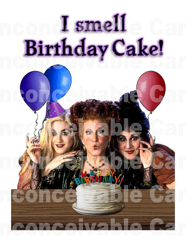 Witches Birthday Card