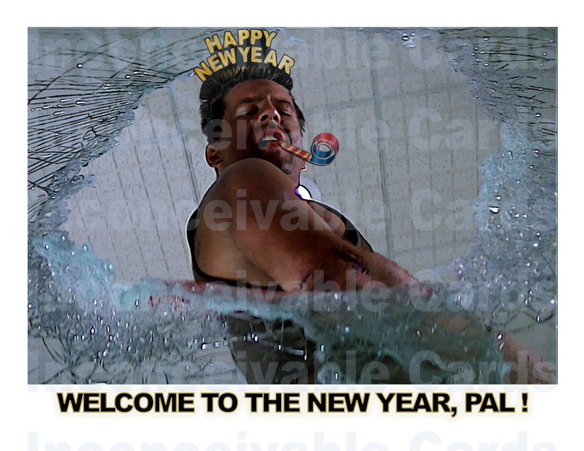 Die Hard - "Welcome to the New Year" Christmas Card