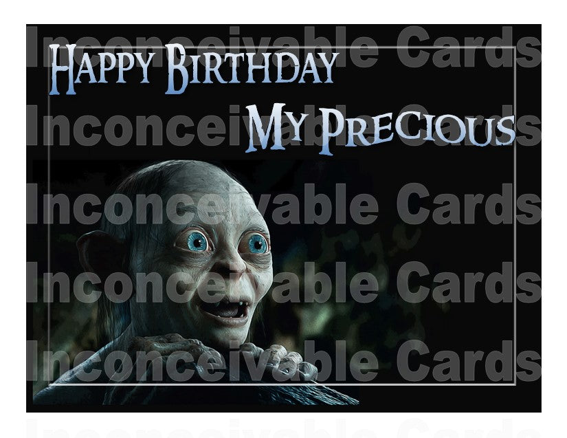 LOTR - "My Precious" Birthday Card