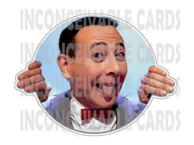 Pee Wee Sticker and Card Bundle