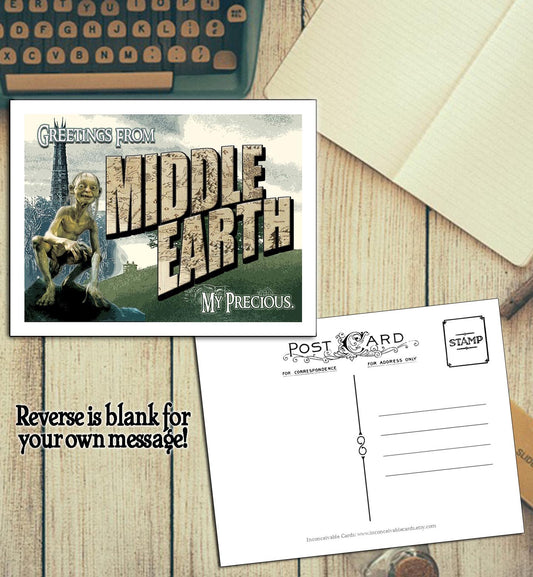 LOTR - Middle Earth Postcard