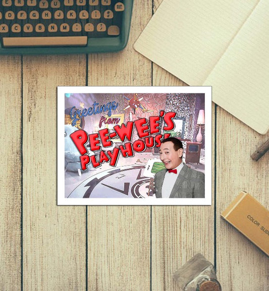 Pee Wee's Playhouse Postcard