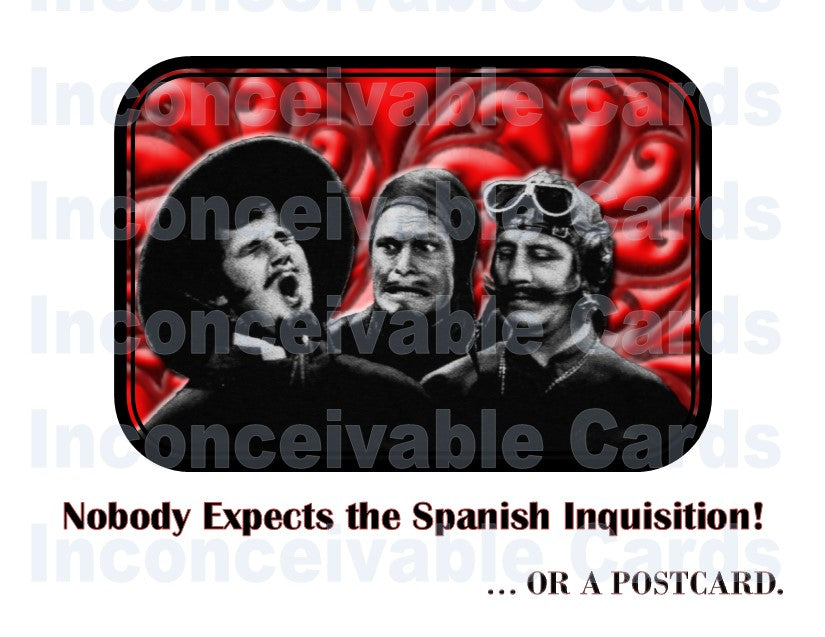 Monty Python - Funny Spanish Inquisition Postcard